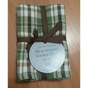Heavyweight Kitchen Cloth Set Of 3 - 13 x 13 Inches - New